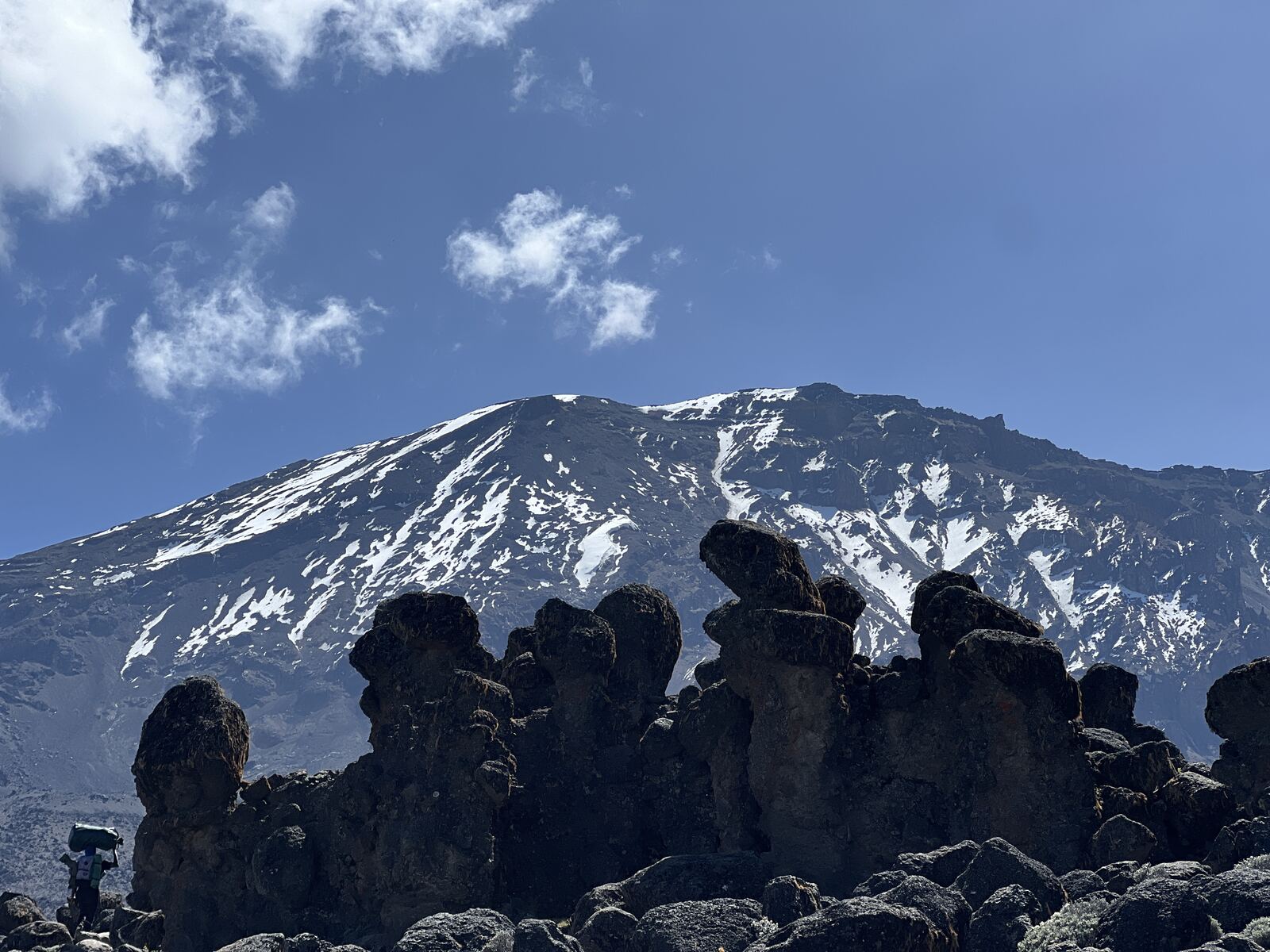 Lava Tower 火山岩柱與吉力馬札羅雪頂